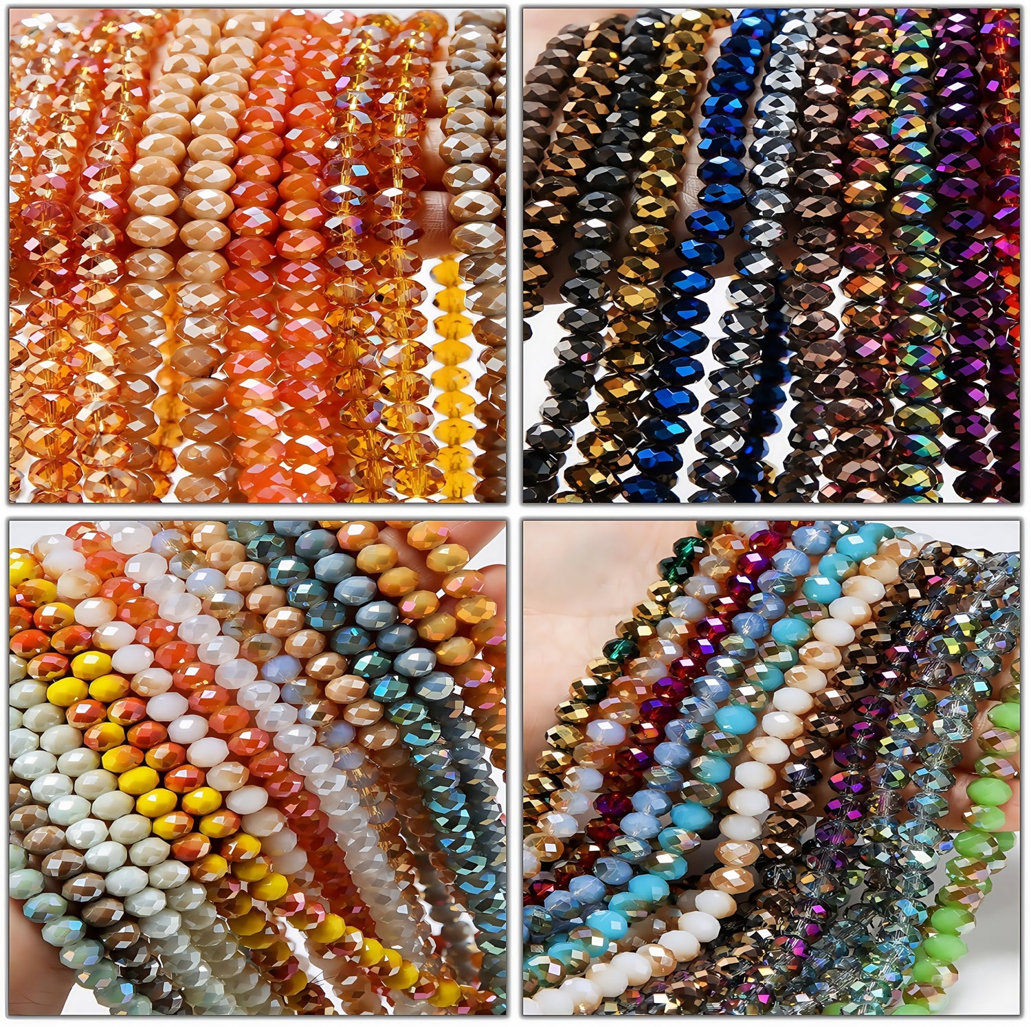 Crystal flat beads, manufacturers direct sales, wholesale