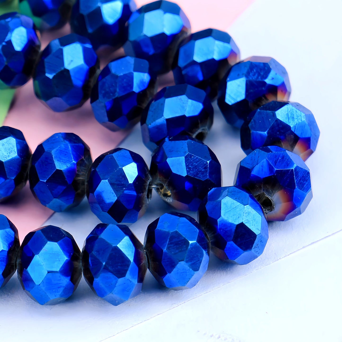 4-8mm crystal flat bead direct sale, wholesale