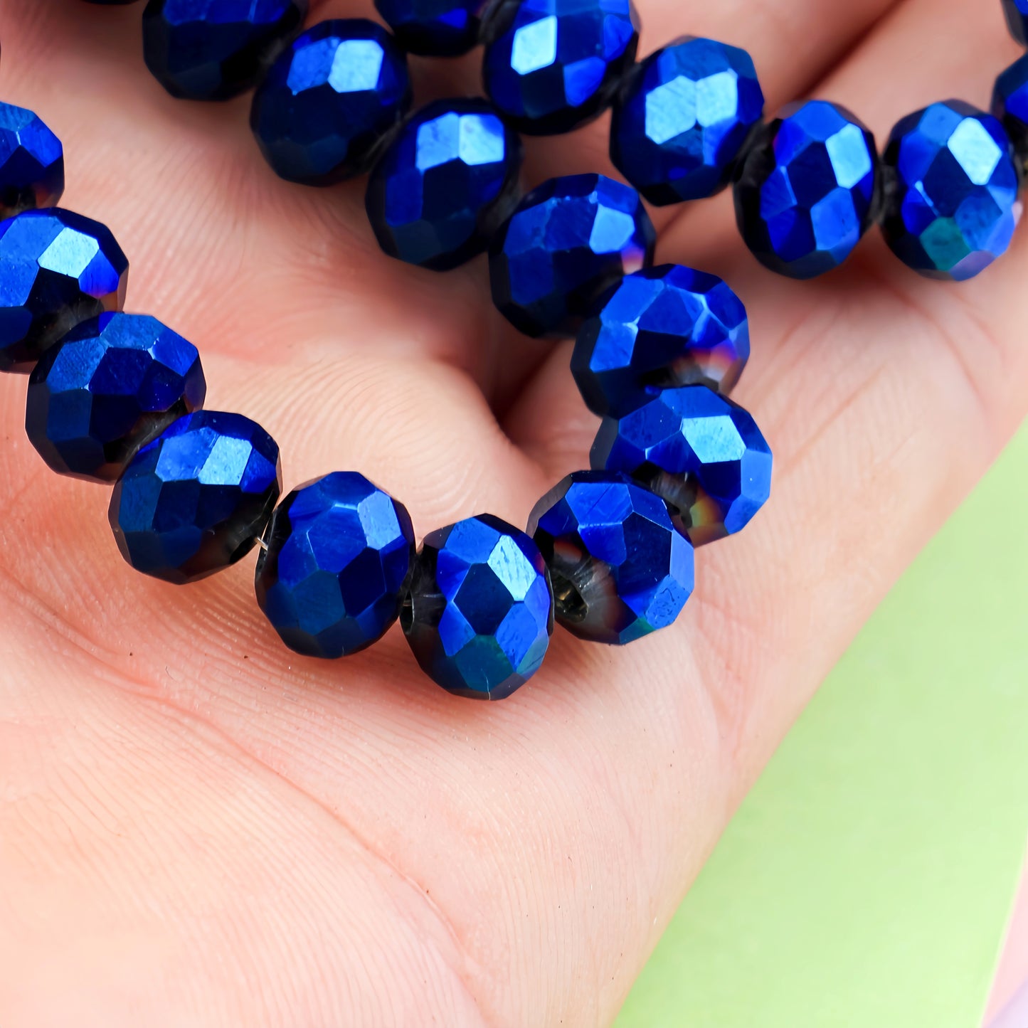 4-8mm crystal flat bead direct sale, wholesale