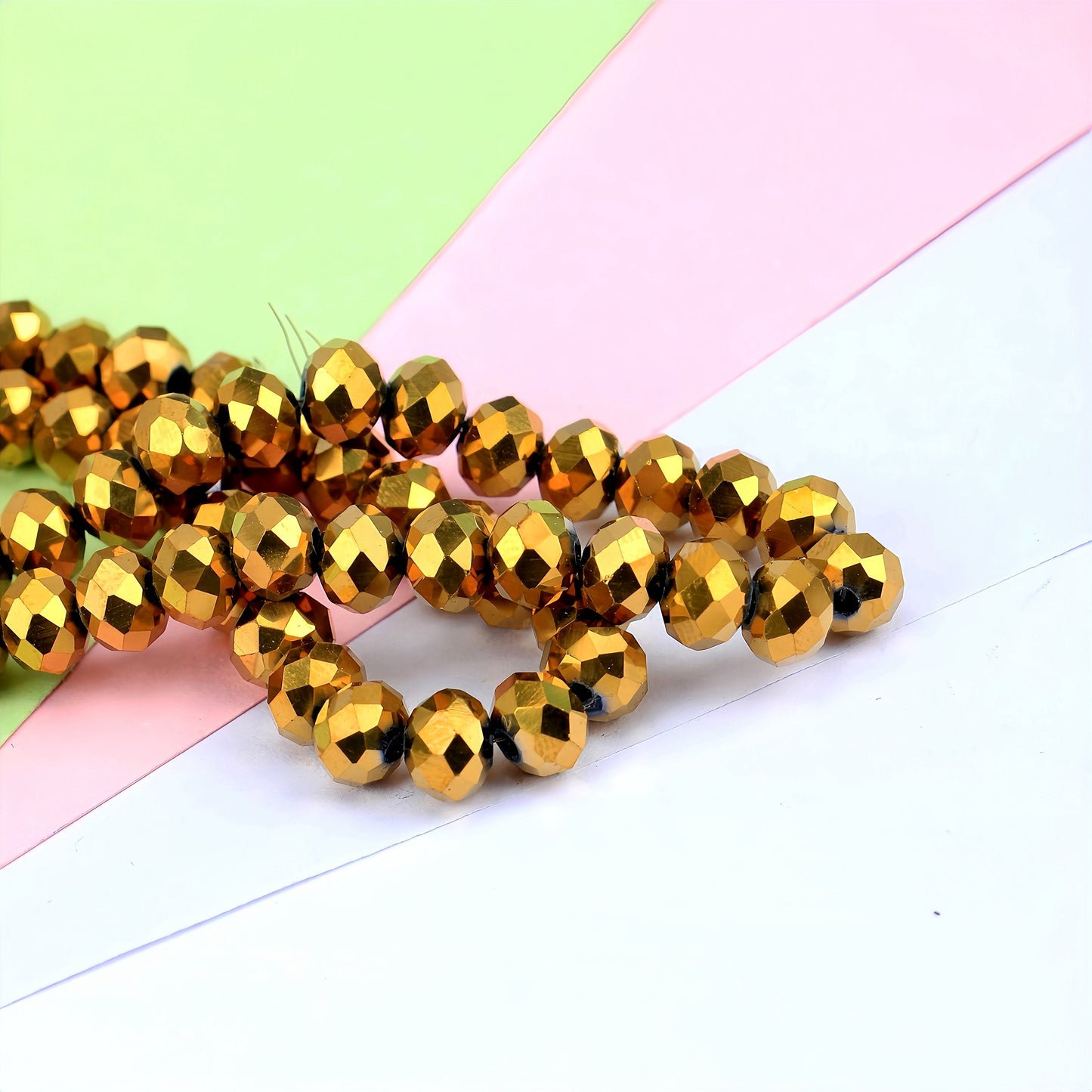 4-8mm crystal flat bead direct sale, wholesale