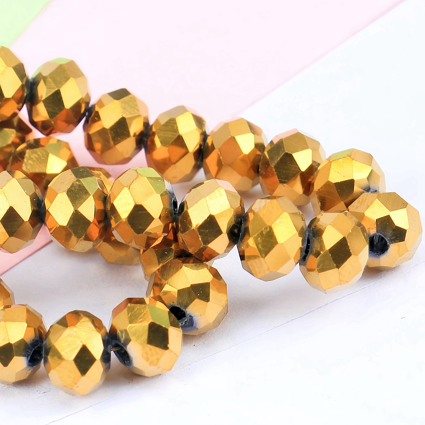 4-8mm crystal flat bead direct sale, wholesale