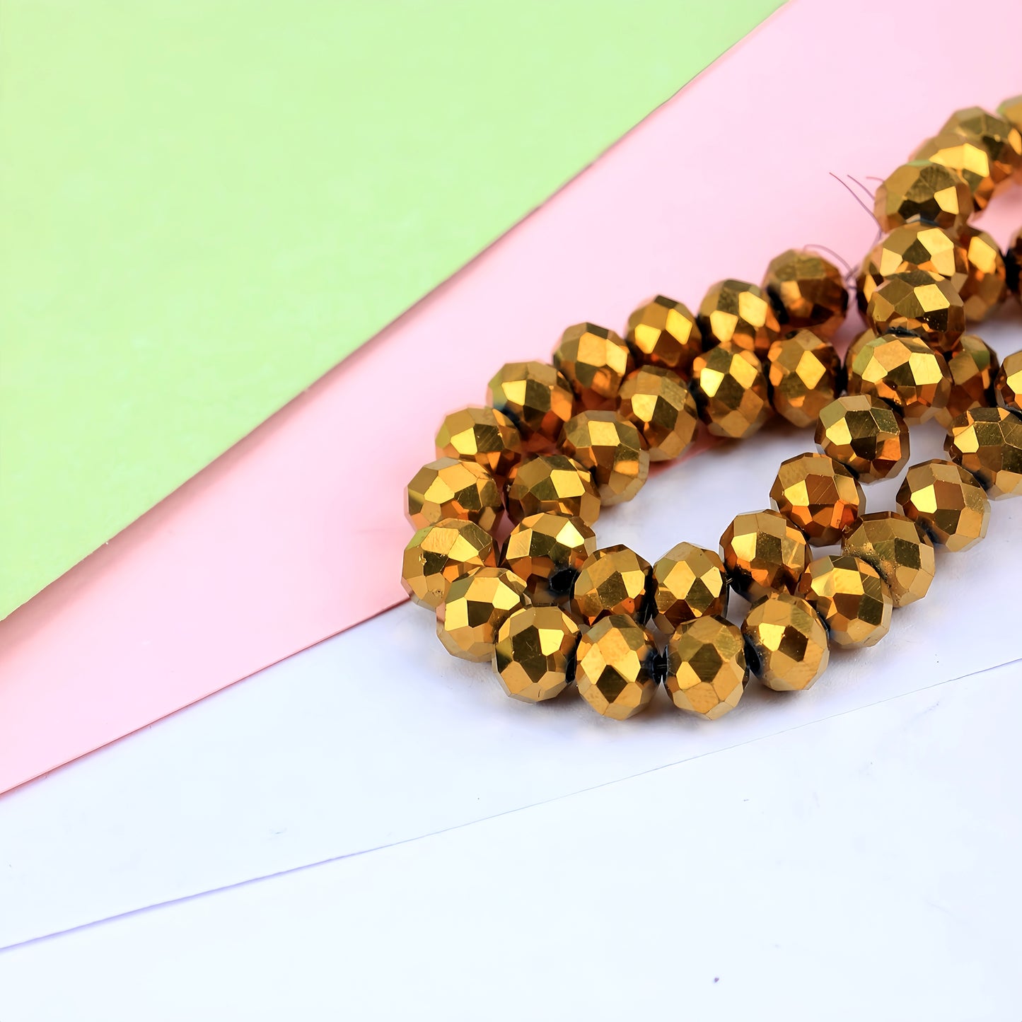 4-8mm crystal flat bead direct sale, wholesale