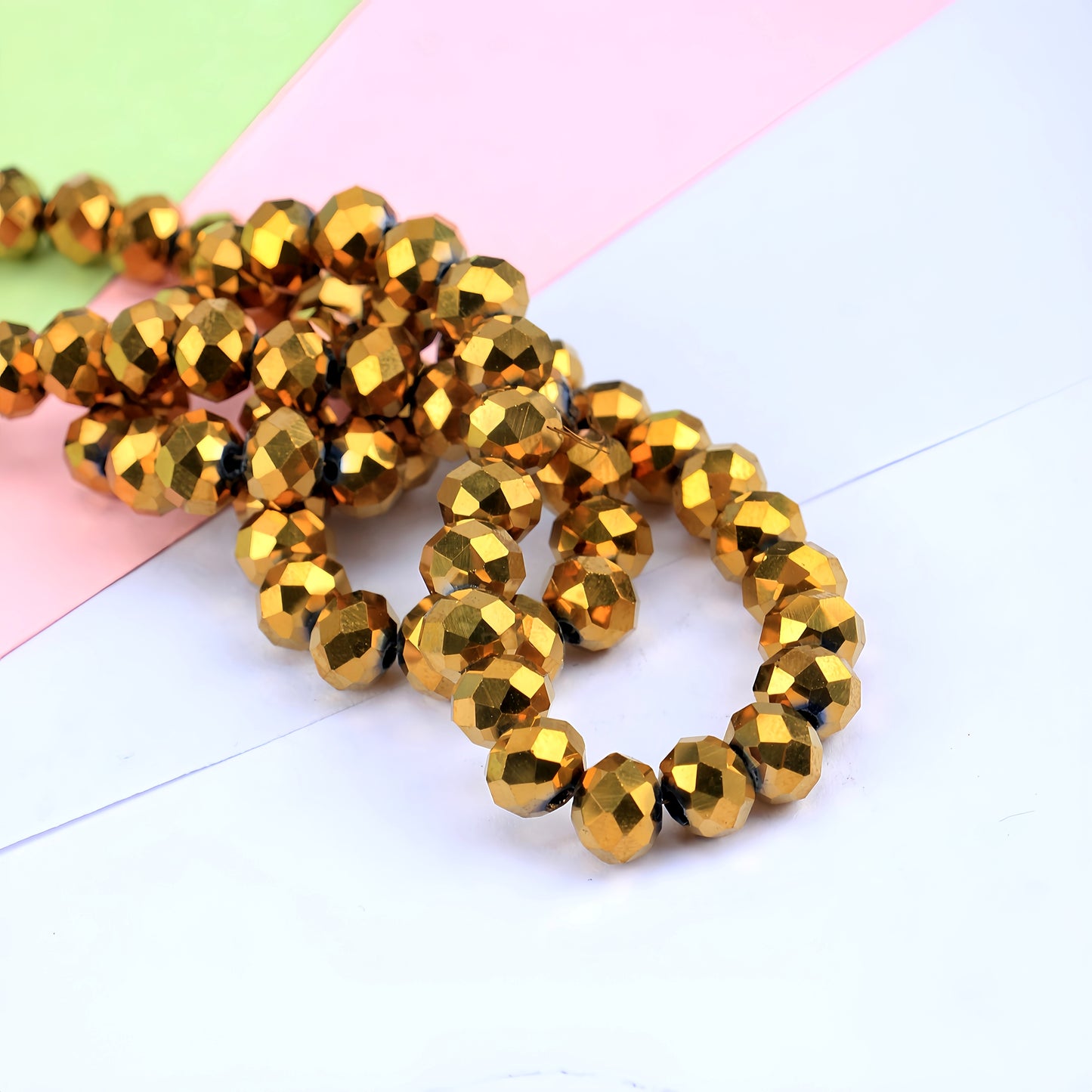 4-8mm crystal flat bead direct sale, wholesale