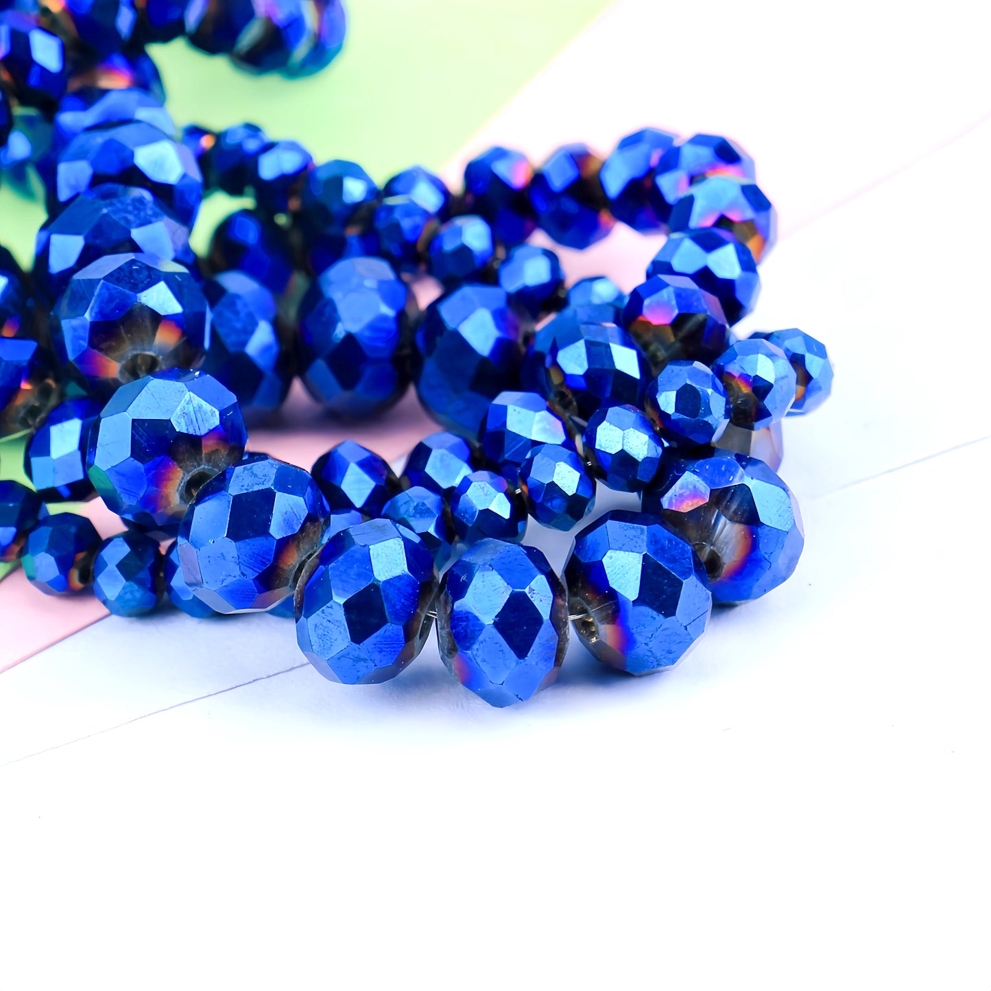 4-8mm crystal flat bead direct sale, wholesale