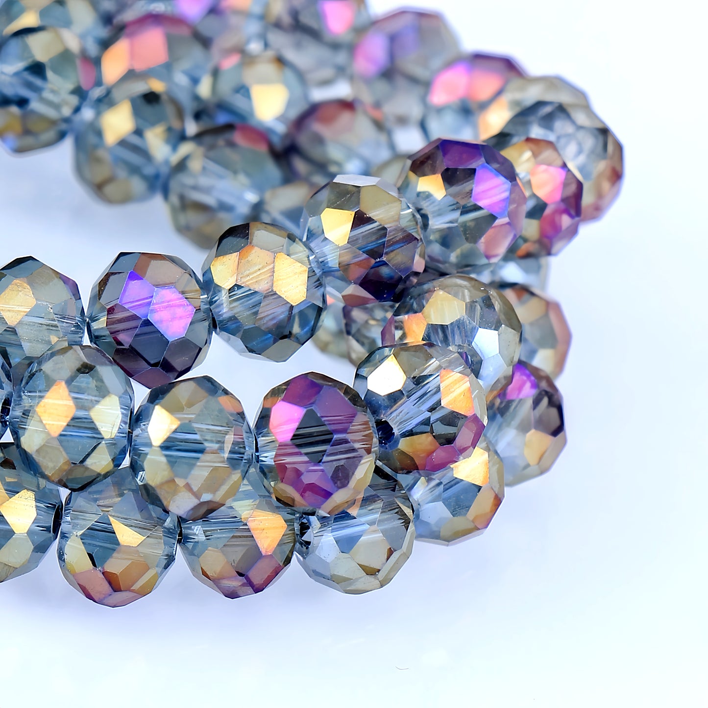 4-8mm crystal flat bead direct sale, wholesale