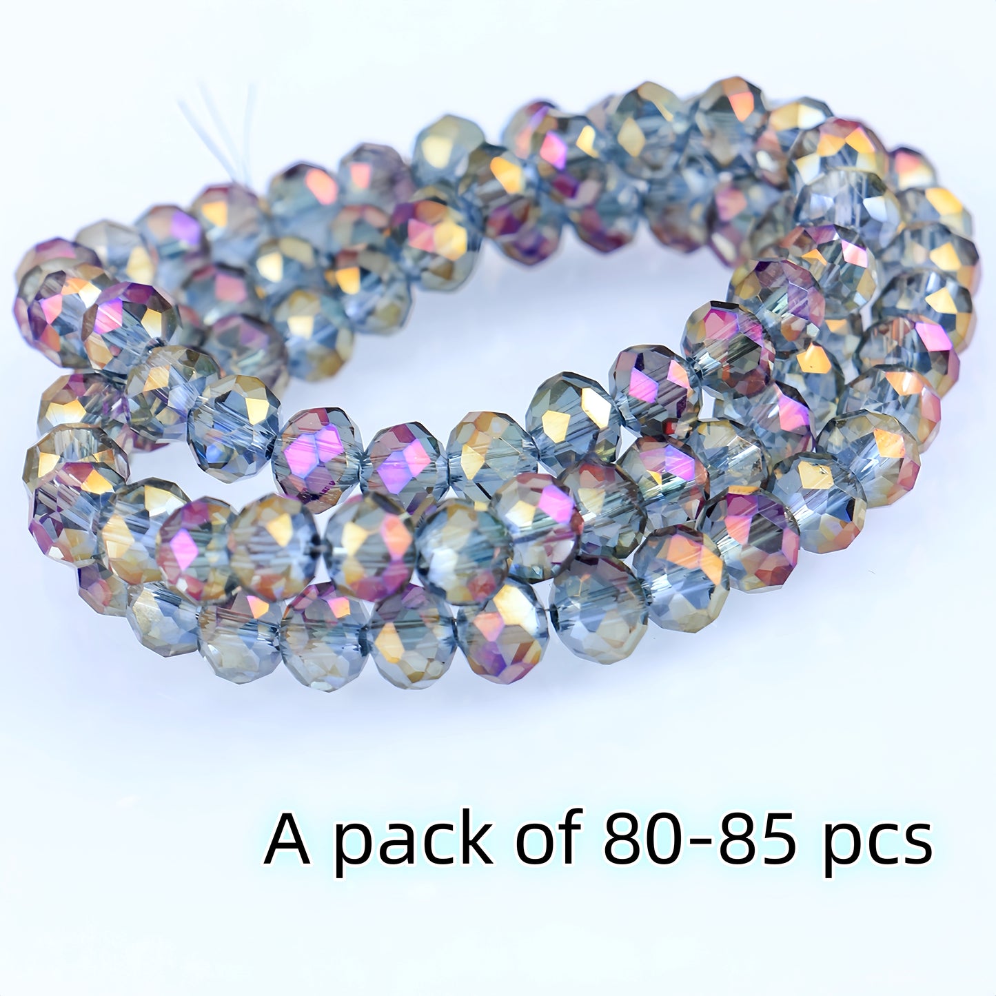 4-8mm crystal flat bead direct sale, wholesale