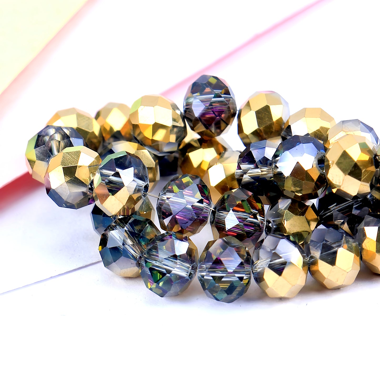 4-8mm crystal flat bead direct sale, wholesale