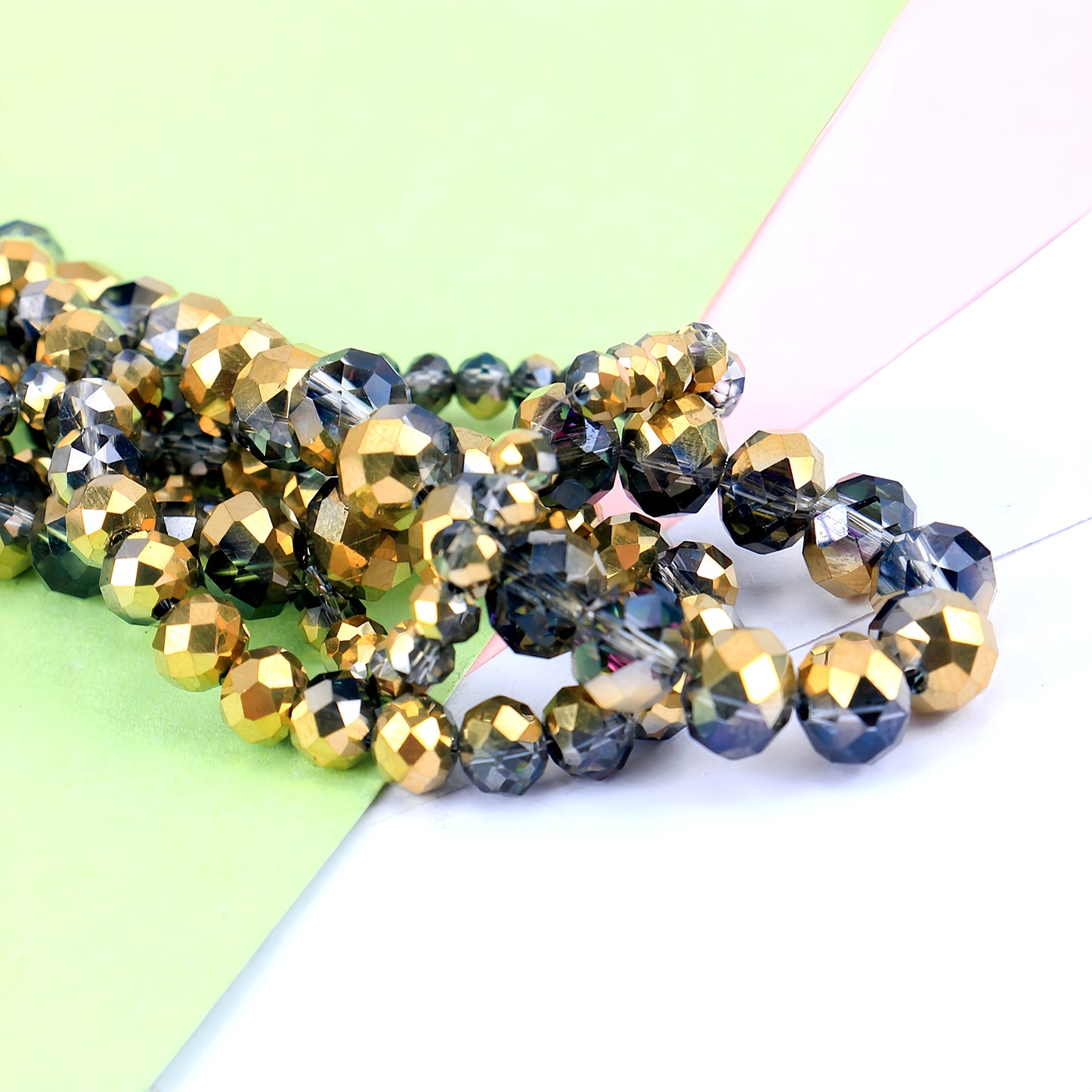 4-8mm crystal flat bead direct sale, wholesale