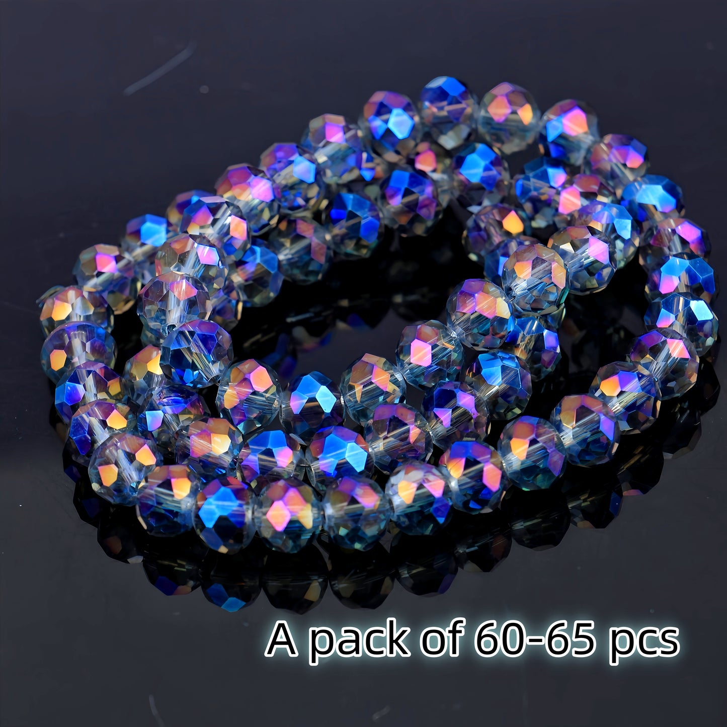 4-8mm crystal flat bead direct sale, wholesale