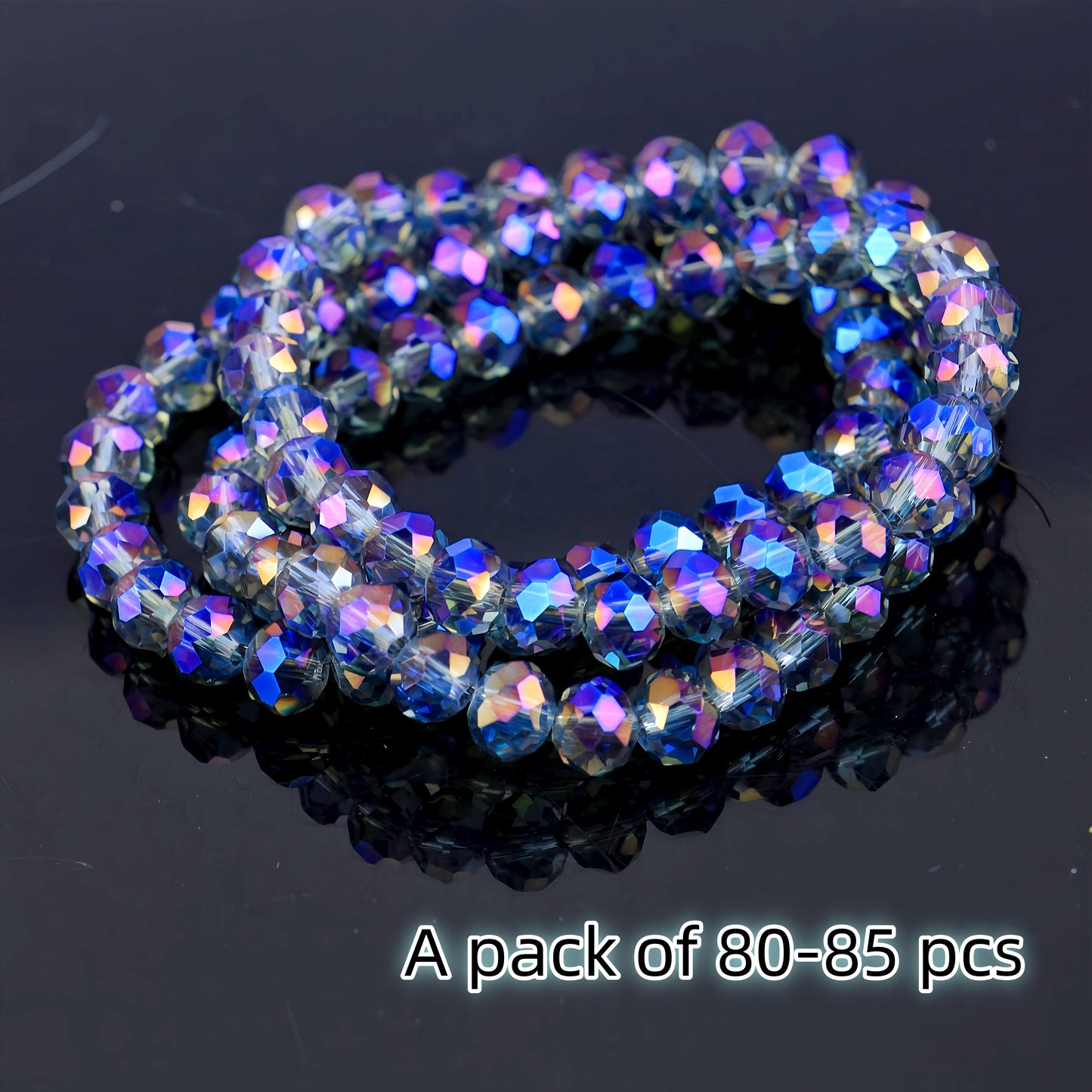 4-8mm crystal flat bead direct sale, wholesale