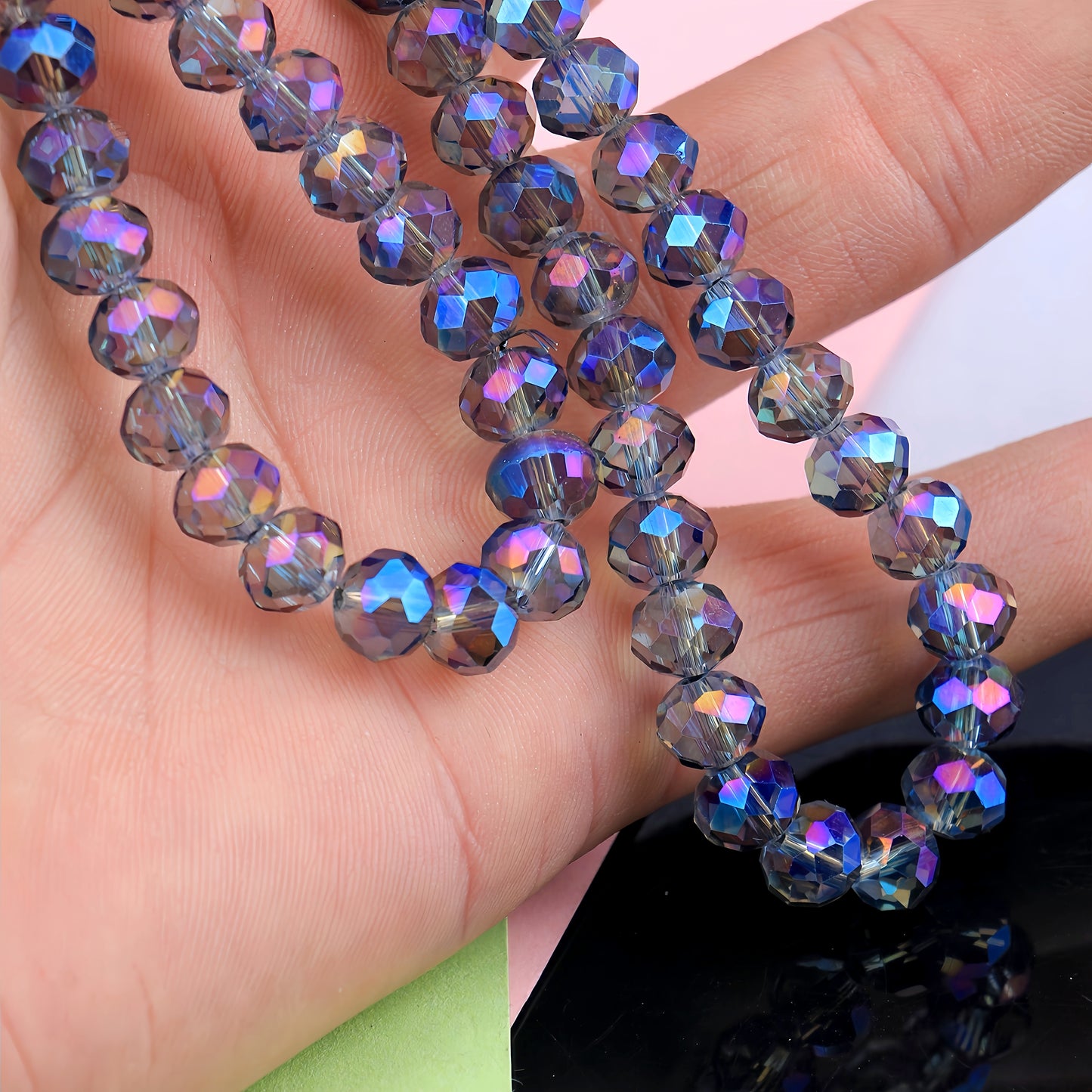 4-8mm crystal flat bead direct sale, wholesale