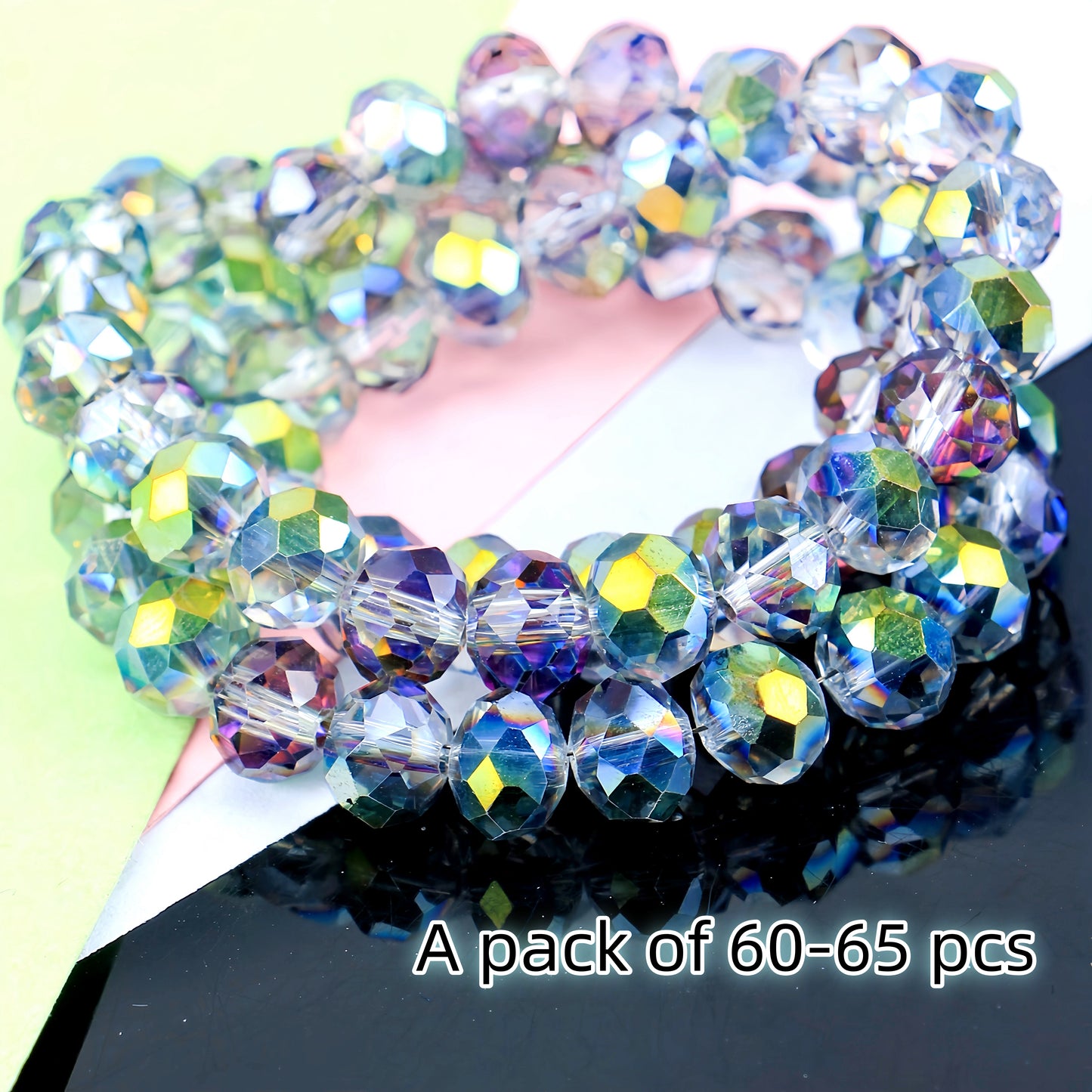 4-8mm crystal flat bead direct sale, wholesale