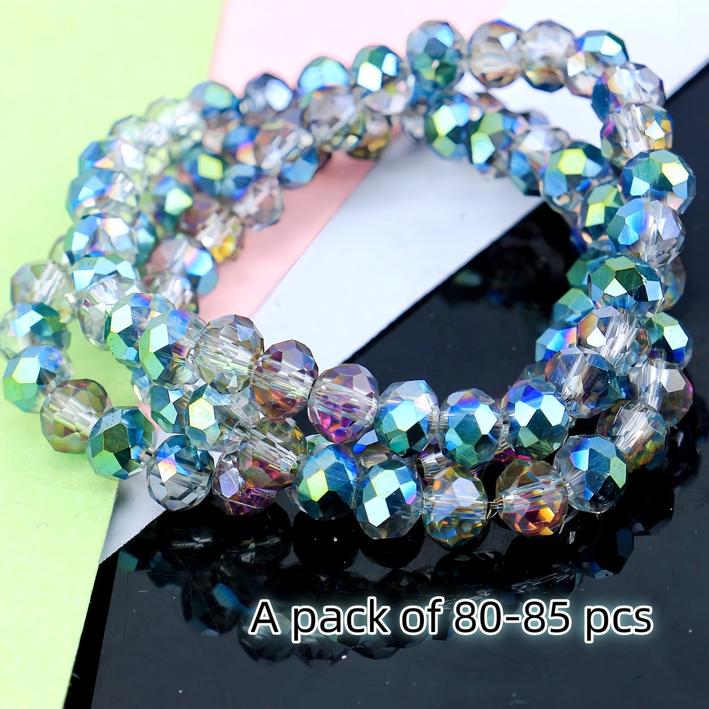 4-8mm crystal flat bead direct sale, wholesale