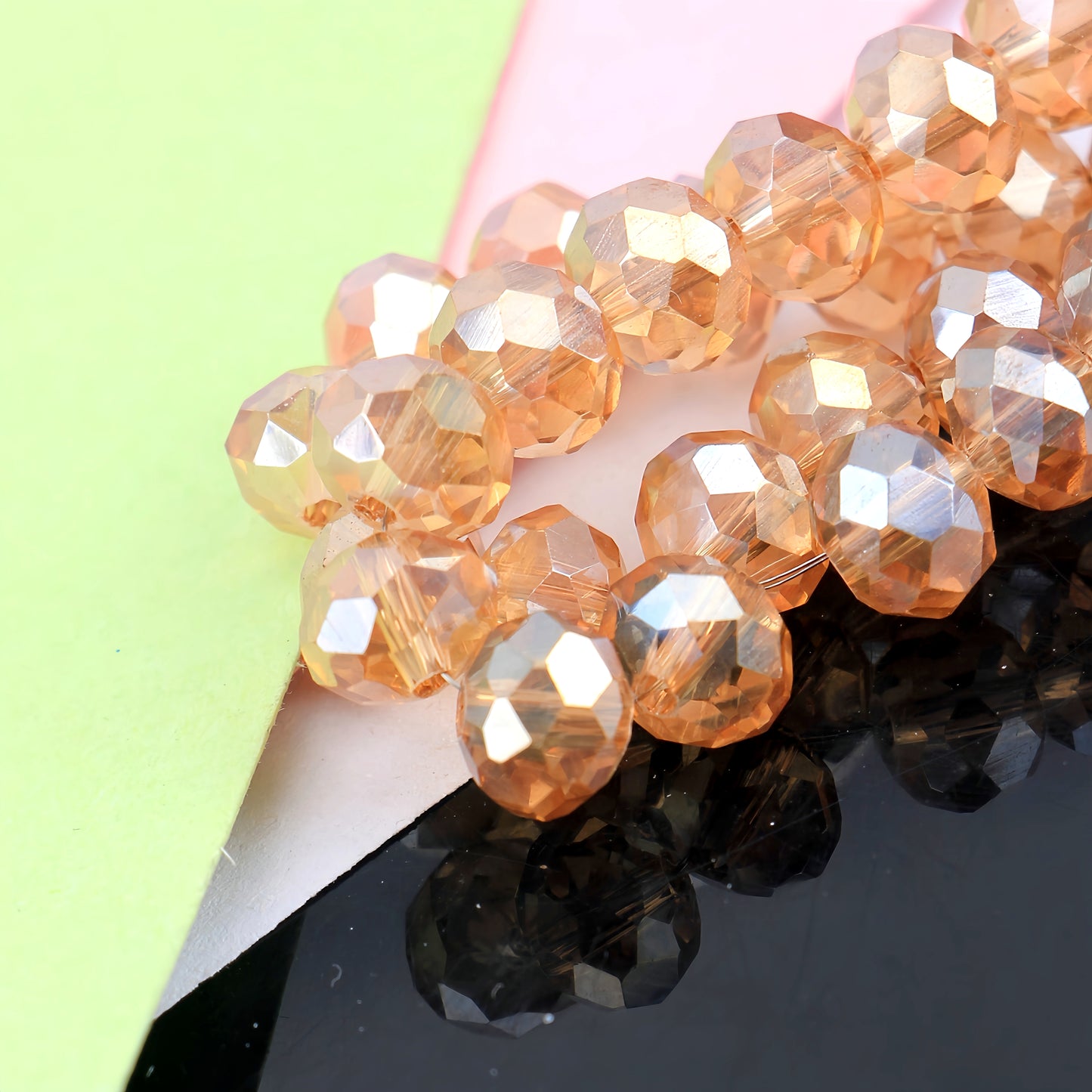 4-8mm crystal flat bead direct sale, wholesale