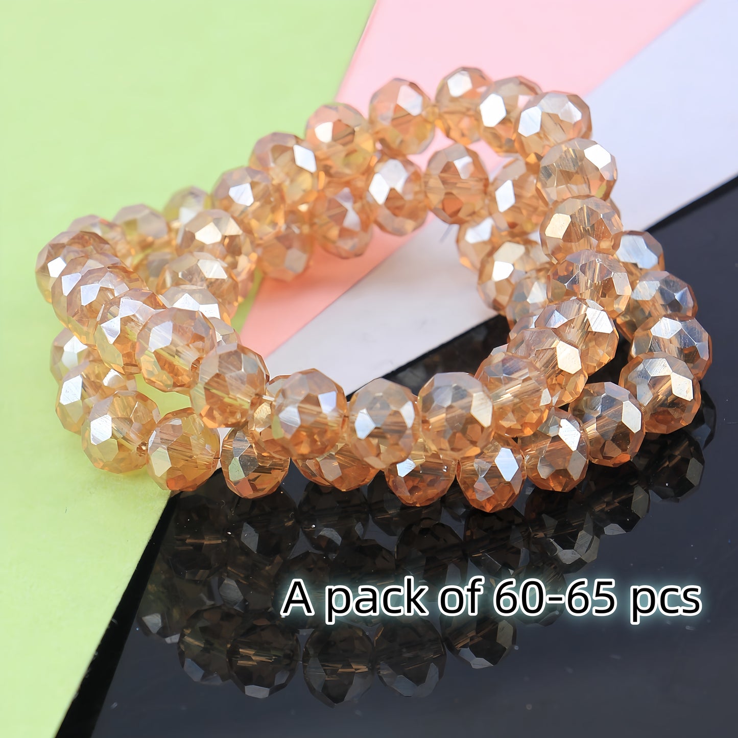 4-8mm crystal flat bead direct sale, wholesale