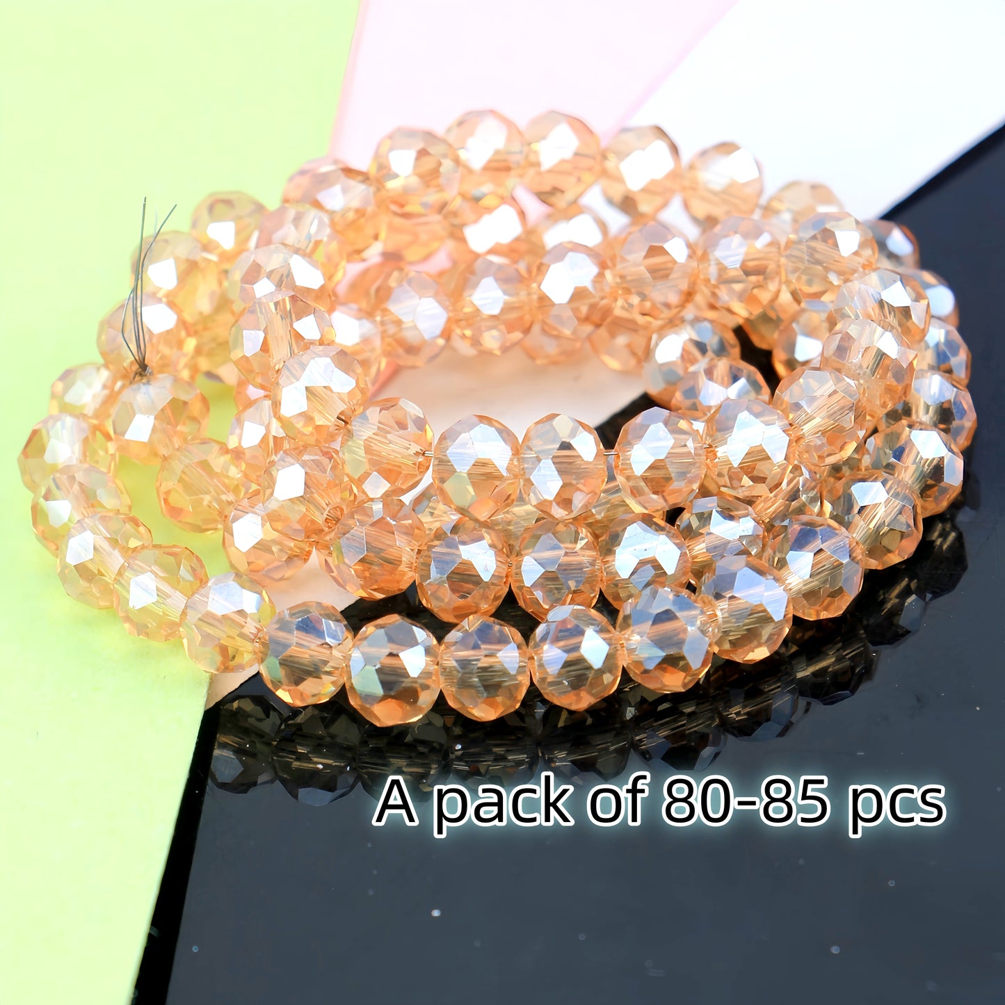 4-8mm crystal flat bead direct sale, wholesale