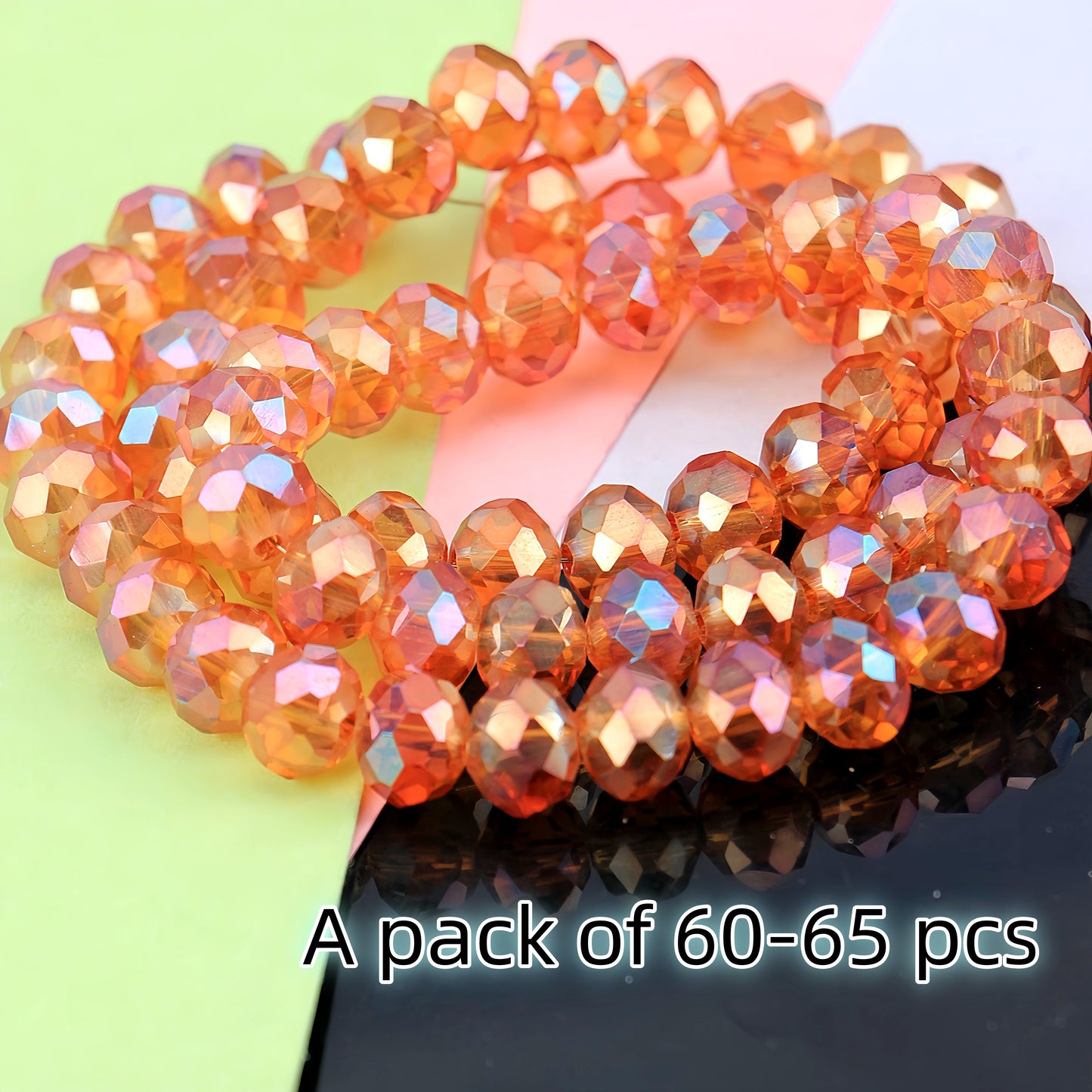 4-8mm crystal flat bead direct sale, wholesale