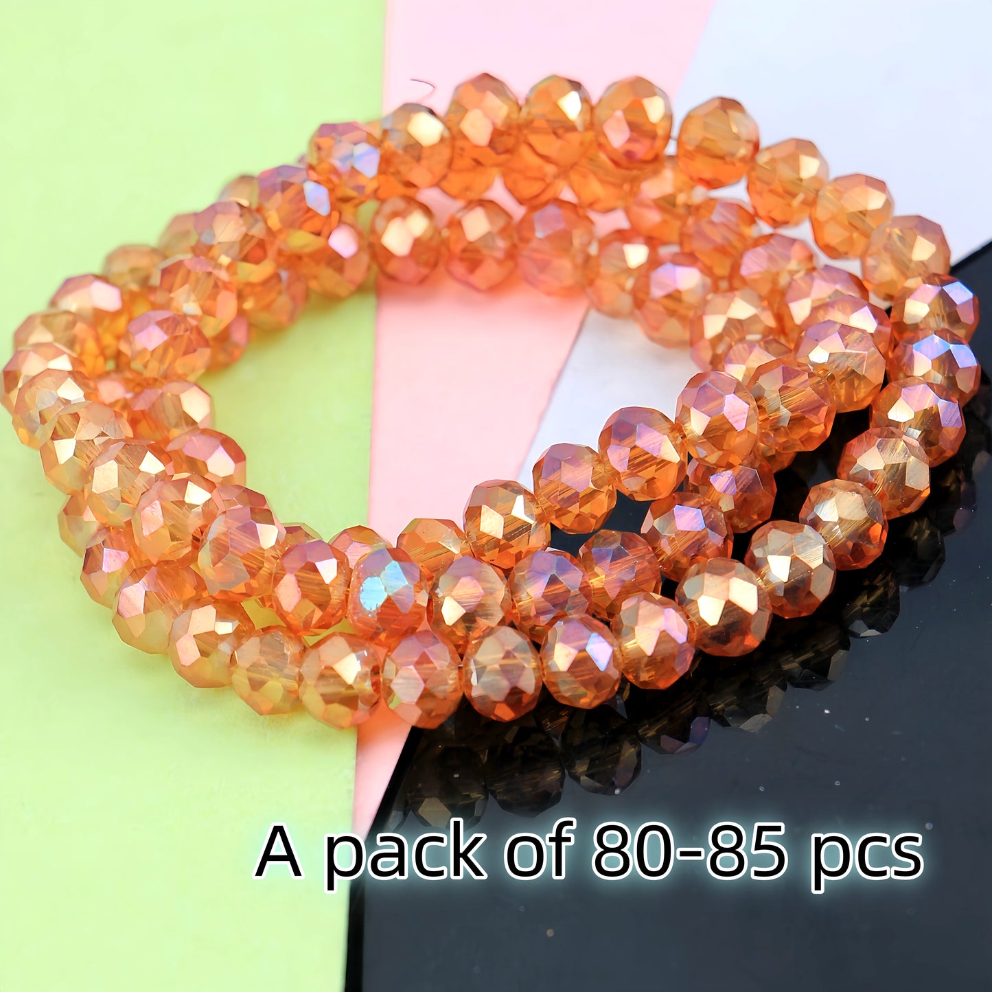 4-8mm crystal flat bead direct sale, wholesale