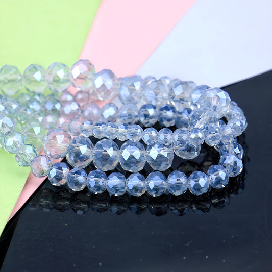 4-8mm crystal flat bead direct sale, wholesale