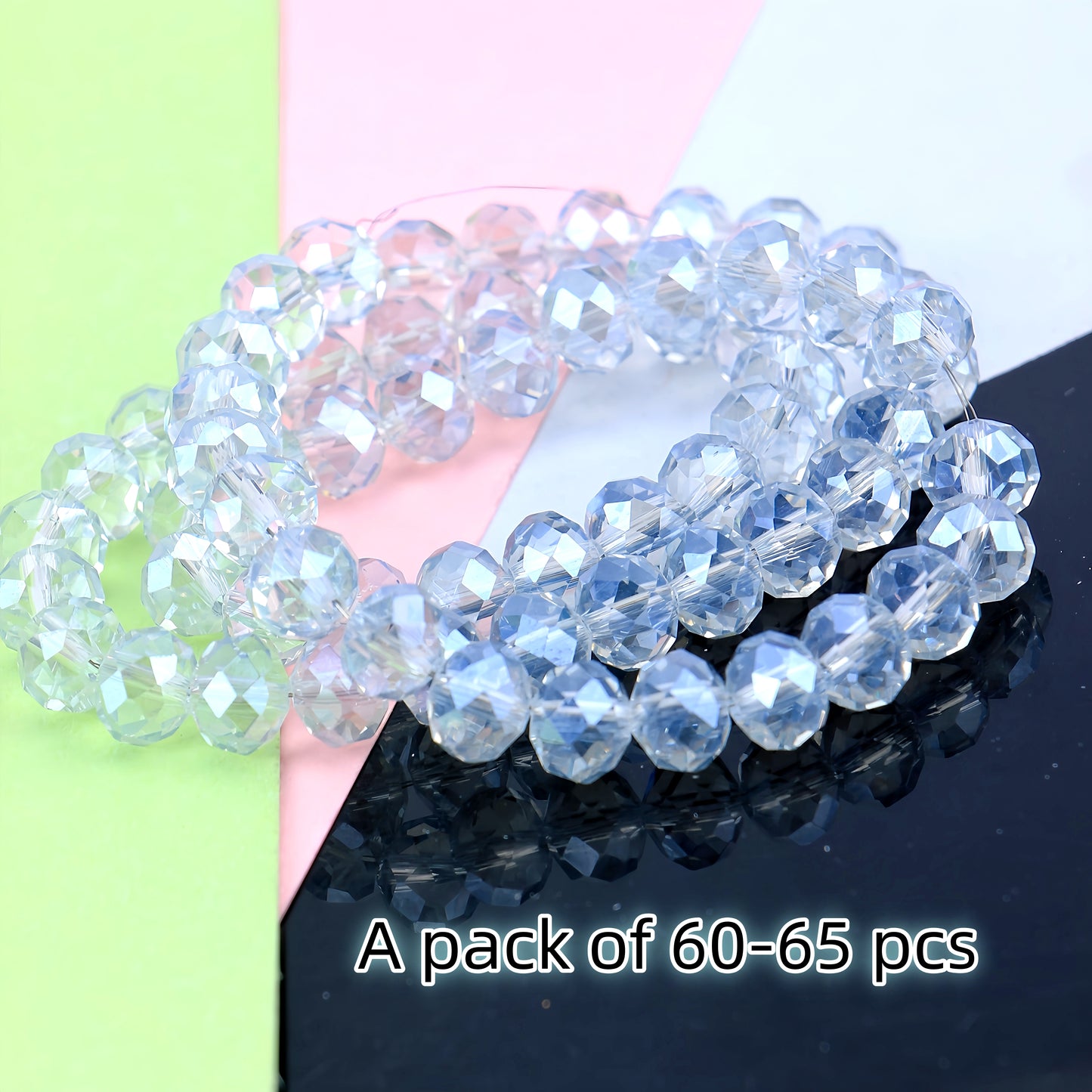 4-8mm crystal flat bead direct sale, wholesale