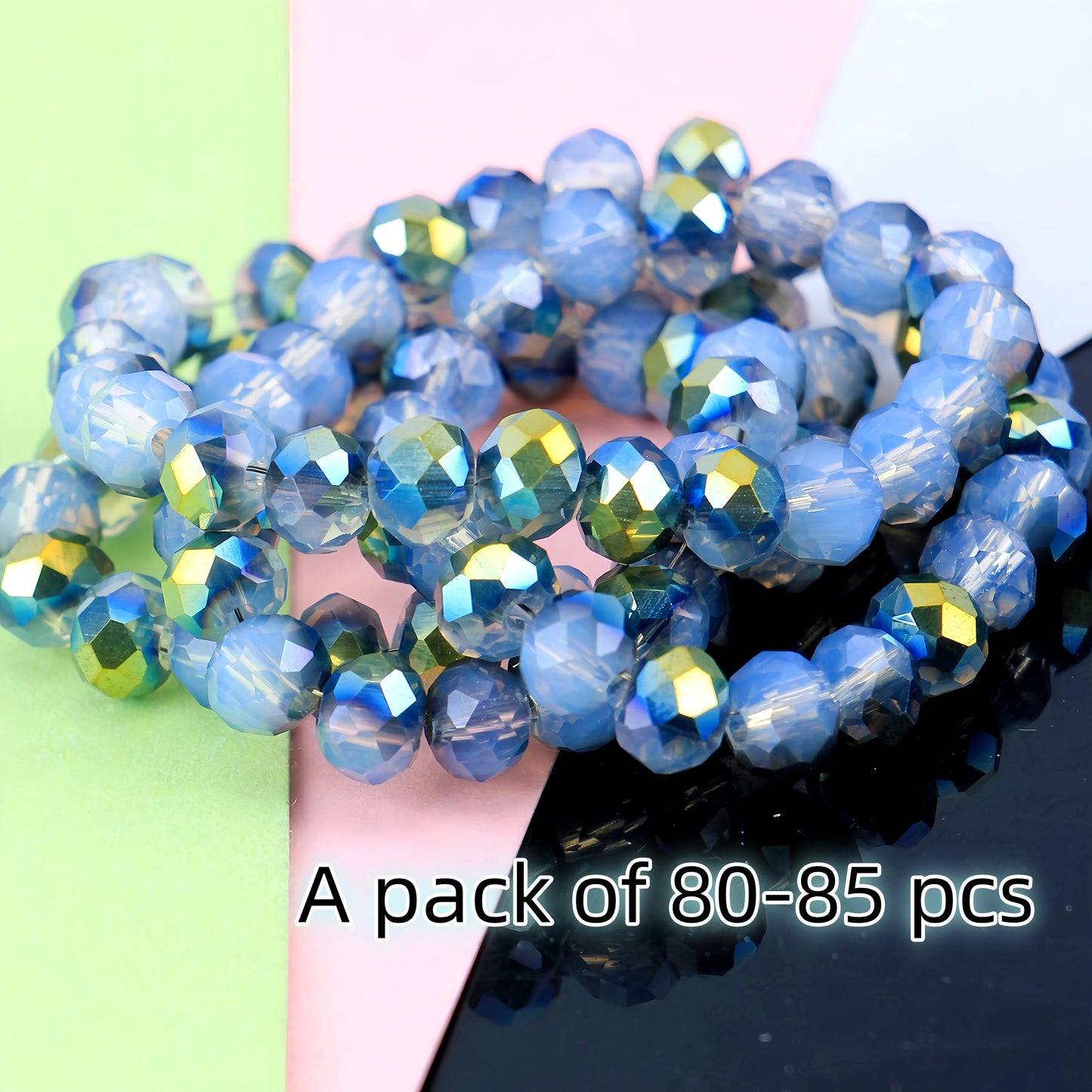 4-8mm crystal flat bead direct sale, wholesale