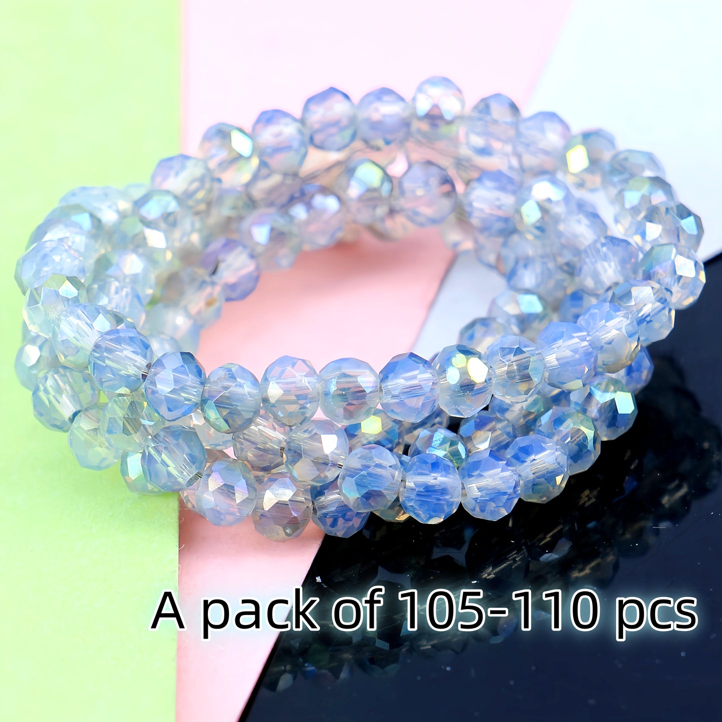 4-8mm crystal flat bead direct sale, wholesale