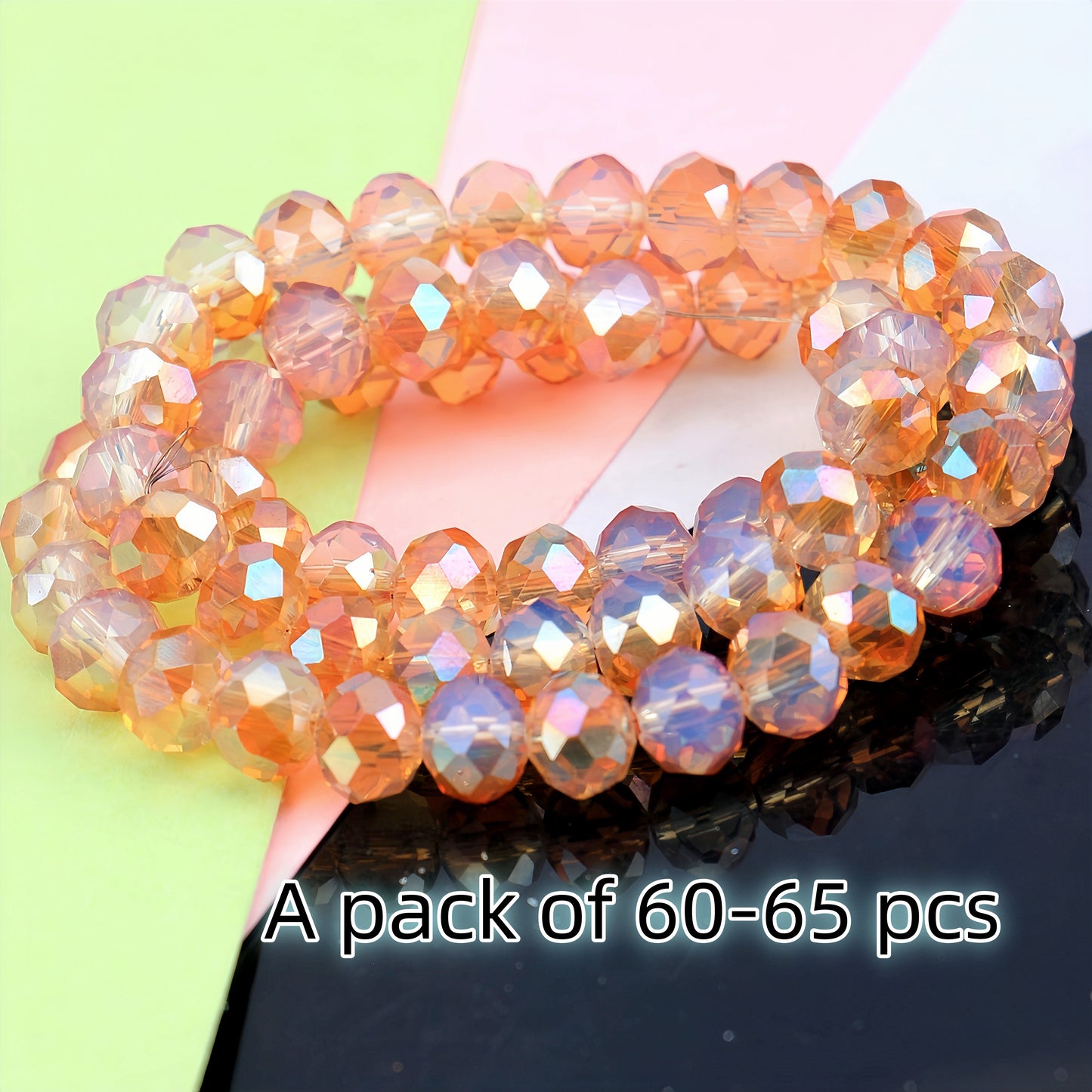 4-8mm crystal flat bead direct sale, wholesale