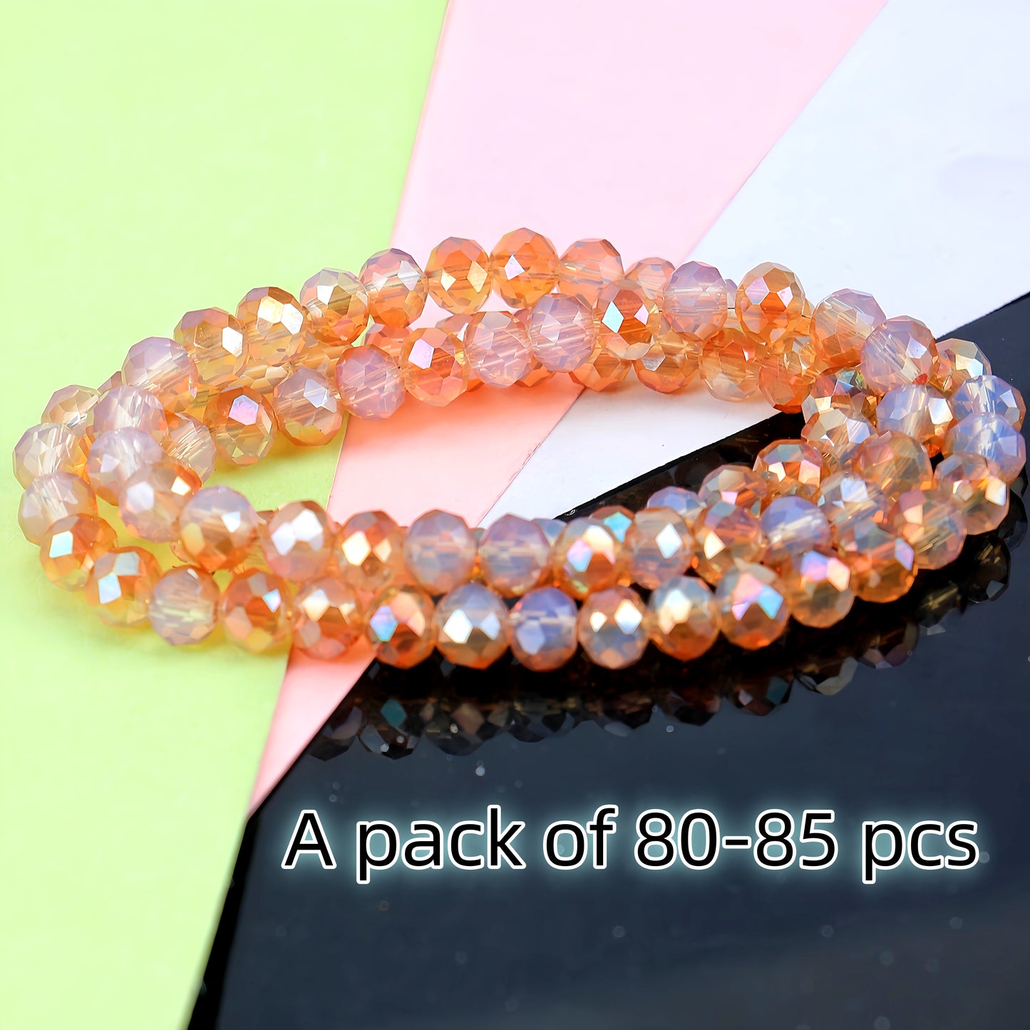 4-8mm crystal flat bead direct sale, wholesale