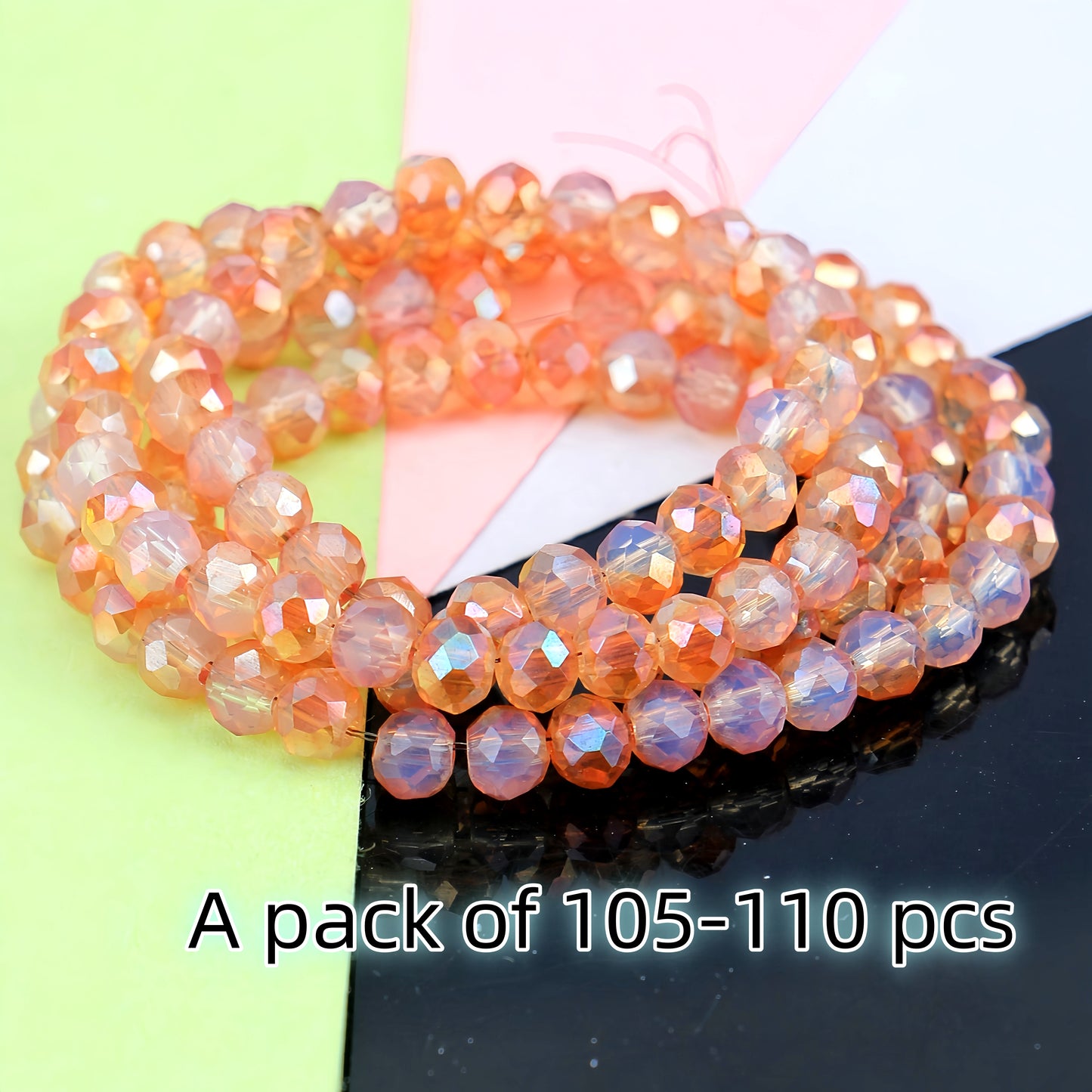 4-8mm crystal flat bead direct sale, wholesale