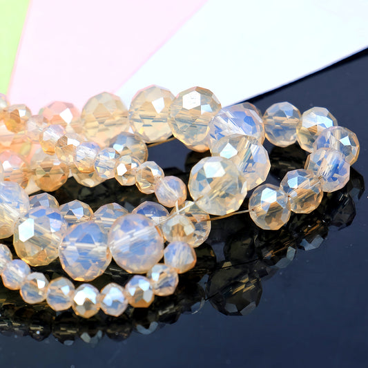 4-8mm crystal flat bead direct sale, wholesale