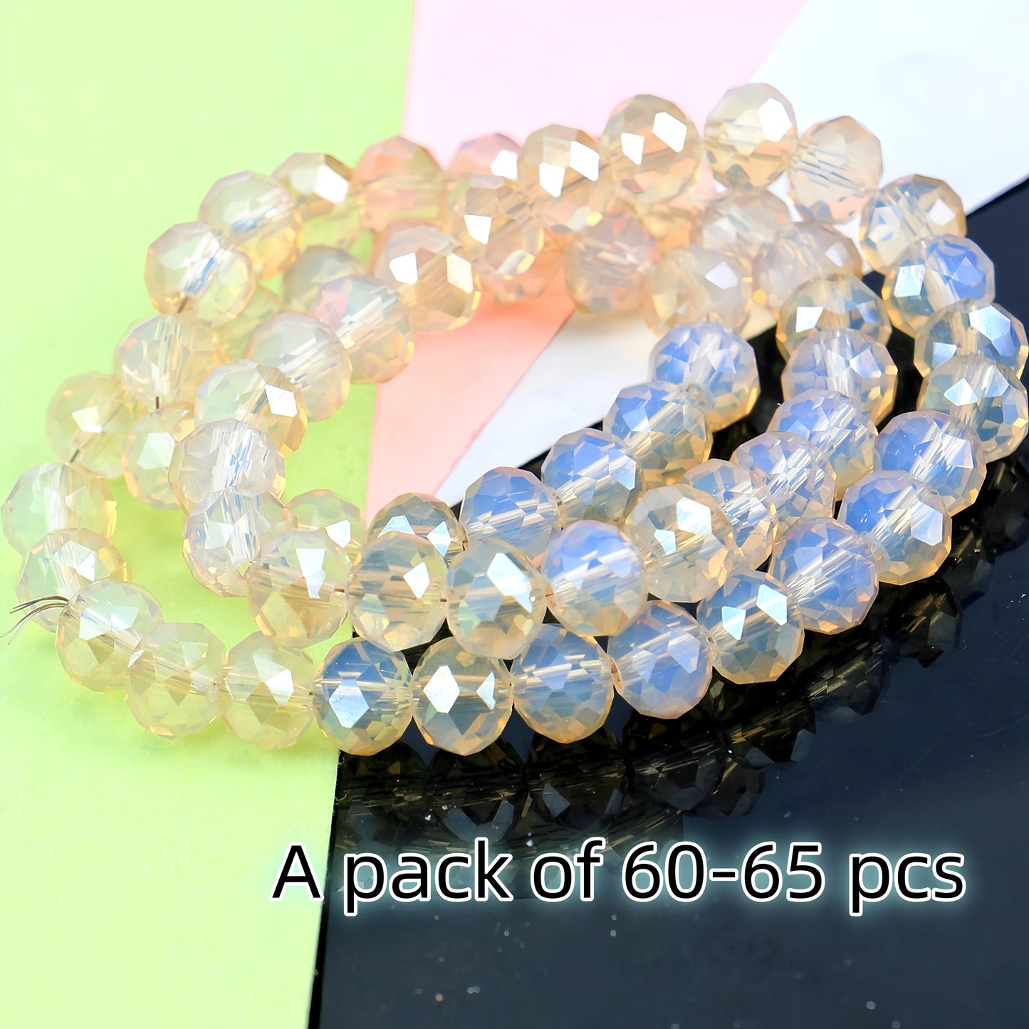 4-8mm crystal flat bead direct sale, wholesale