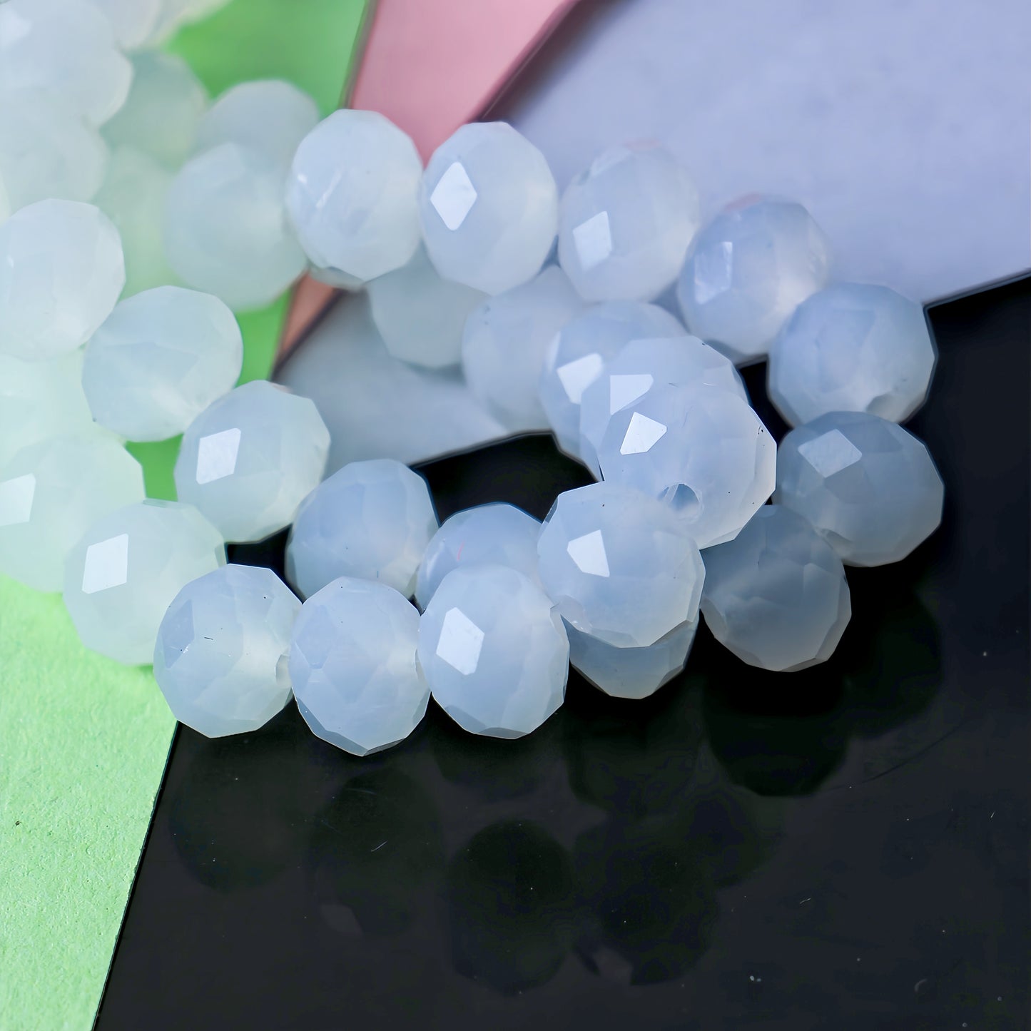 4-8mm crystal flat bead direct sale, wholesale