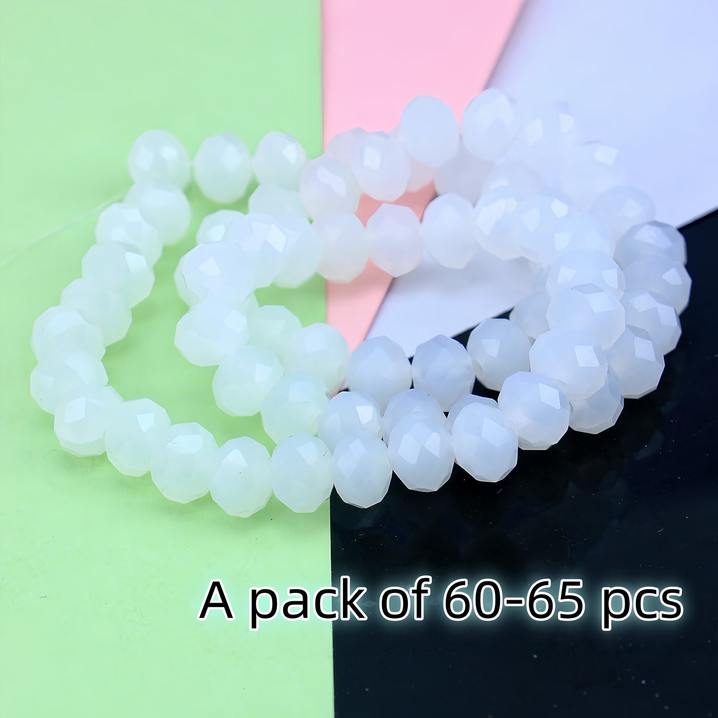 4-8mm crystal flat bead direct sale, wholesale