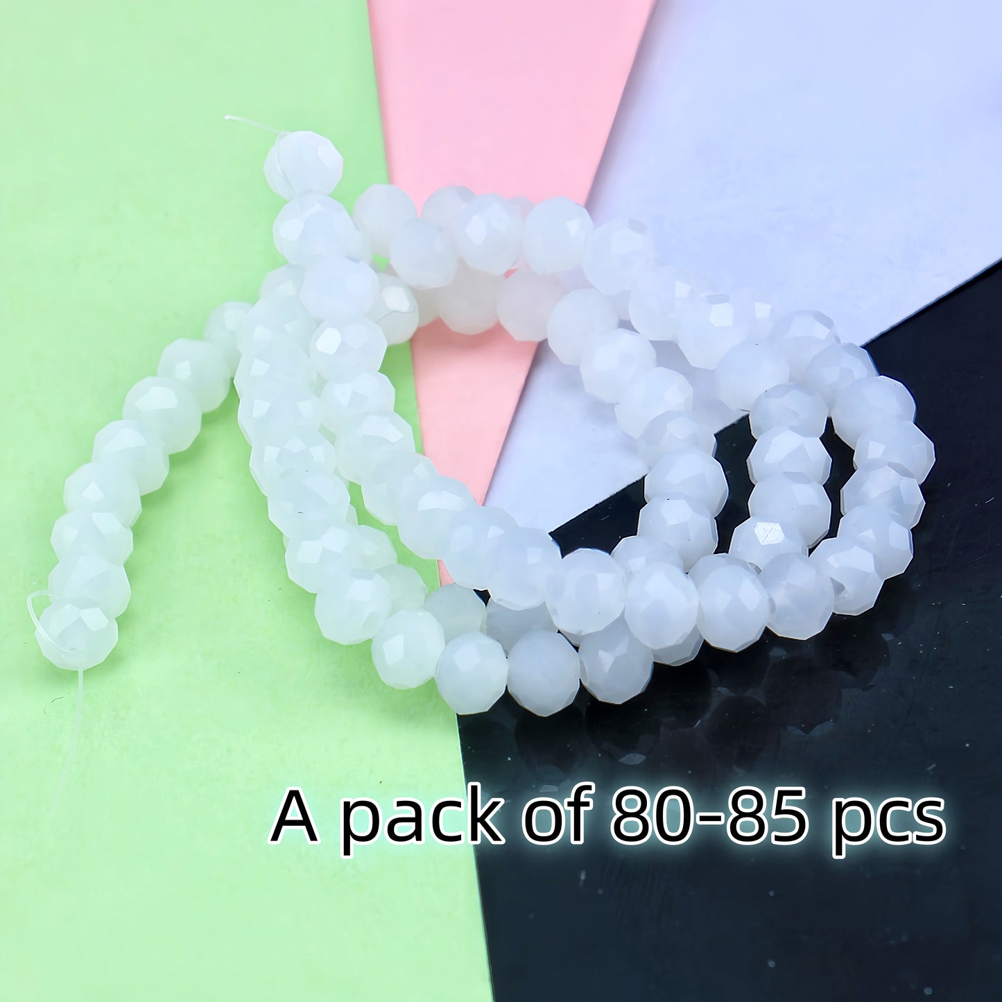 4-8mm crystal flat bead direct sale, wholesale