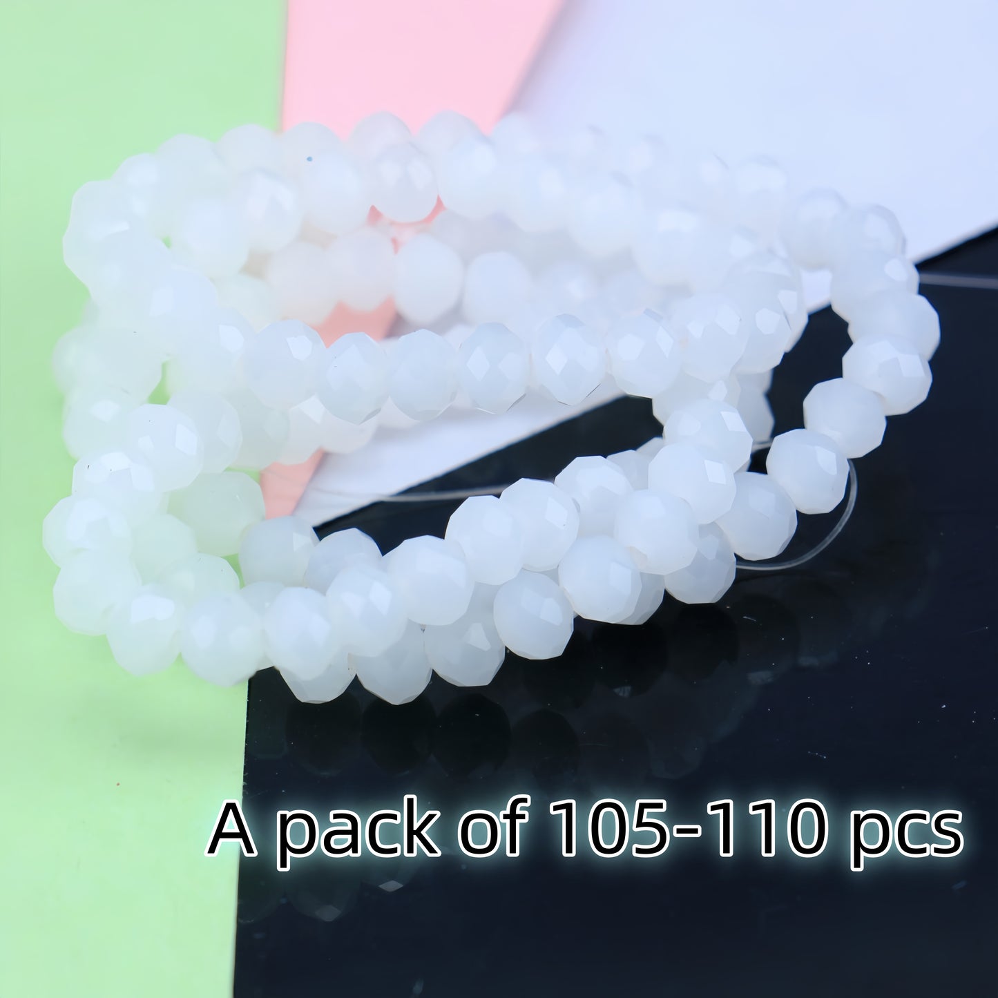 4-8mm crystal flat bead direct sale, wholesale