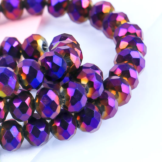 4-8mm crystal flat bead direct sale, wholesale